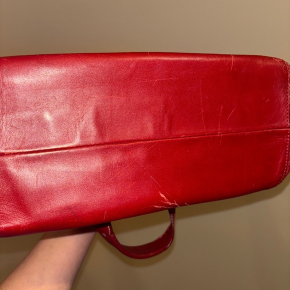 Vintage red coach purse - Picture 4 of 6